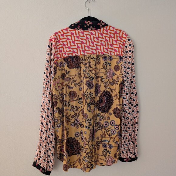 NWOT The Paz Buttondown Shirt by Maeve for Anthropologie - Picture 2 of 4
